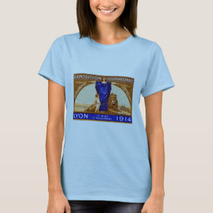 1914リヨン国際的万博ポスター Tシャツ