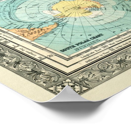 1914世界地図 ポスター (角)