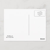 1914年から1918素晴らし年の戦争の兵士1 ポストカード (裏面)