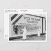 1914年にポスターを作成した女性2人 ポストカード (正面/裏面)