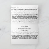 1914年のクリスマス休戦　ホリデーシーズンカード シーズンカード (内部)