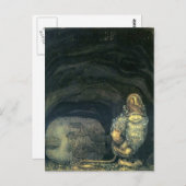 1914年のジョン・バウアーのドアでトロール ポストカード (正面/裏面)