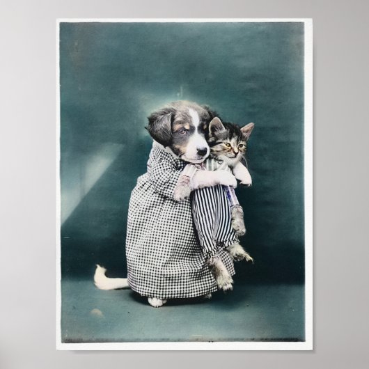 1914年のナース気にの子犬のカラー化 ポスター (正面)