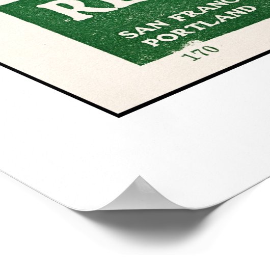 1914年の地図、トラックとヴェルディ ポスター (角)