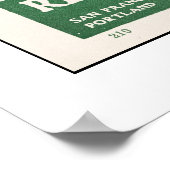 1914年の地図、Coarse金ゴールドからウォンナ、ヨセミテ ポスター (角)