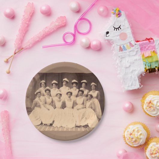 1914年の看護専門学校の卒業生頃 ペーパープレート (パーティー)