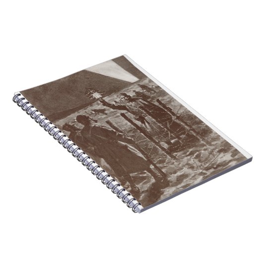 1914年の第一次世界大戦中のクリスマスの休戦 ノートブック (右側)