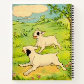 1914年の2匹の犬の子供向け本のイラスト ノートブック (裏面)