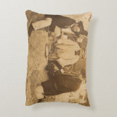 1914年ドイツRPPCのビーチおもしろい アクセントクッション (裏面(縦))