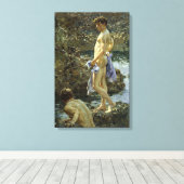 1914年入浴集団 キャンバスプリント (インサイチュ (ウッドフロア))