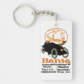 1914年半佐自動車 キーホルダー (正面)