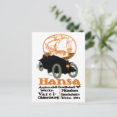 1914年半佐自動車 ポストカード (スタンド正面)