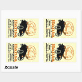 1914年半佐自動車 長方形シール (シート)