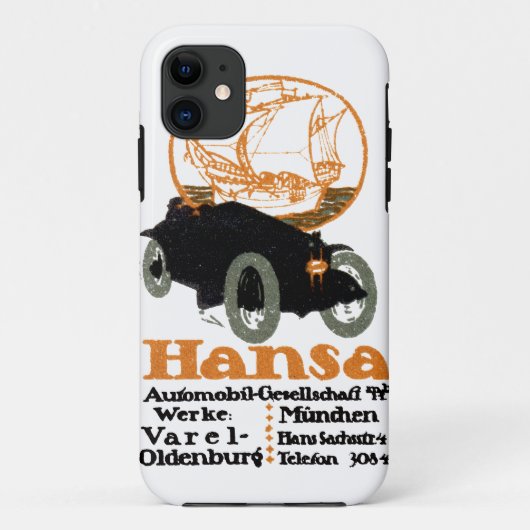 1914年半佐自動車 Case-Mate iPhoneケース (裏面)