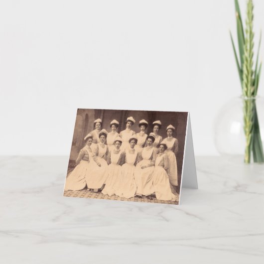 1914年頃の看護学校卒業生 カード (正面)