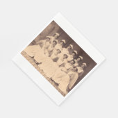 1914年頃の看護学校卒業生 スタンダードランチョンナプキン (角)