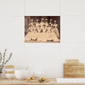 1914年頃の看護学校卒業生 ポスター (キッチン)