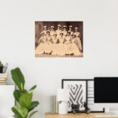 1914年頃の看護学校卒業生 ポスター (ホームオフィス)