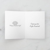 1914年! "夏のパリ"のカスタムでフランスのな挨拶 カード (内部)