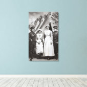 1914年～18年の戦争の女性 キャンバスプリント (インサイチュ (ウッドフロア))