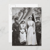 1914年～18年の戦争の女性 ポストカード (正面/裏面)