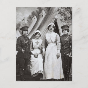 1914年～18年の戦争の女性 ポストカード