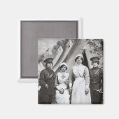1914年～18年の戦争の女性 マグネット (正面/裏面)