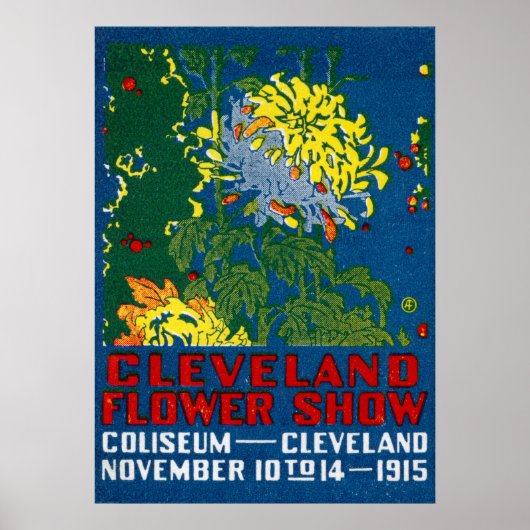 1915クリーブランドフラワーショー ポスター (正面)