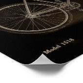 1915ヴィンテージボーイスカウト自転車広告アートポスター ポスター (角)