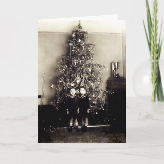 1915人のアジア系アメリカ人のクリスマス シーズンカード (正面)