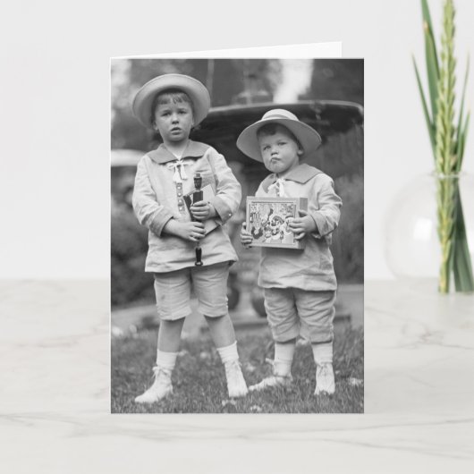 1915年おもちゃ付きリトルボーイ カード (正面)