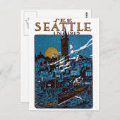 1915年のシアトル参照 ポストカード (正面/裏面)