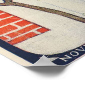 1915年のヴィンテージブラック・オン・マガジン ポスター (角)