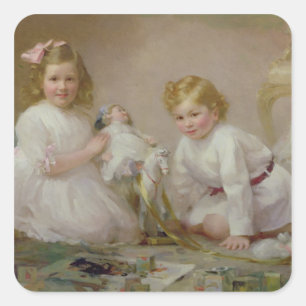 1915年の兄弟姉妹遊の作品 スクエアシール