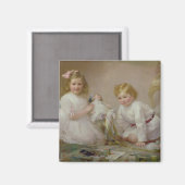 1915年の兄弟姉妹遊の作品 マグネット (正面/裏面)