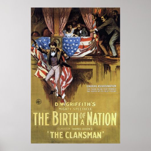 1915年の誕生 ポスター (正面)