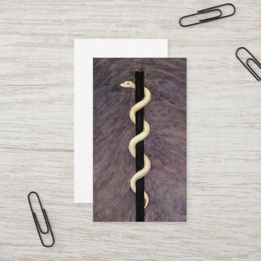 1915年の霊界No.14アンナ・カッセル 名刺 (正面/裏面インサイチュ)