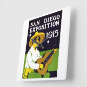 1915年サンディエゴ博覧会 スクエア壁時計 (傾斜)