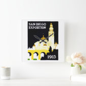 1915年サンディエゴ博覧会 スクエア壁時計 (ホーム)