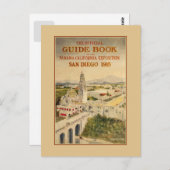 1915年パナマ・カリフォルニア博 ポストカード (正面/裏面)