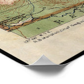 1915年レイニア地形図 ポスター (角)