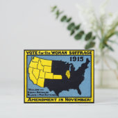 1915年女性参政権 ポストカード (スタンド正面)