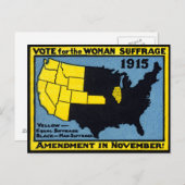 1915年女性参政権 ポストカード (正面/裏面)