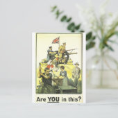 1915年帝国戦争博物館 ポストカード (スタンド正面)