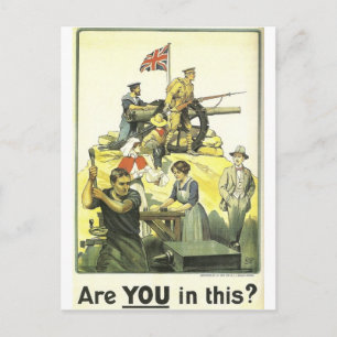 1915年帝国戦争博物館 ポストカード