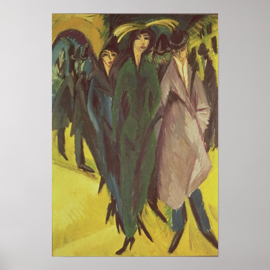 1915年、通りの女性 ポスター (正面)