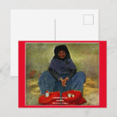 「1915-A PAPRIKA-SELLER, KALOCSA-Austria-Hungary」 ポストカード (正面/裏面)