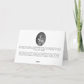 1915 Farmhouse sketch – マディソン, CT サンキューカード (裏面)