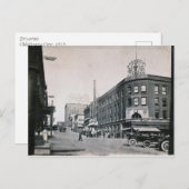 1915 Oklahoma City, Downtown View,ヴィンテージ ポストカード (正面/裏面)