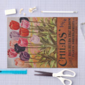 1916のカタログのティッシュペーパーの旧式な秋のチューリップ 薄葉紙 (クラフト)